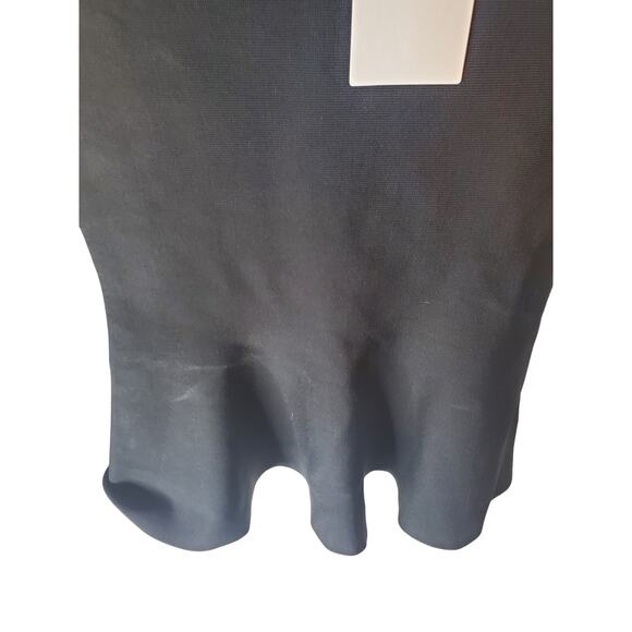 Theory Classic Peplum Black Glossed, Long Sleeve, X-Small, NWT - Picture 2 of 6